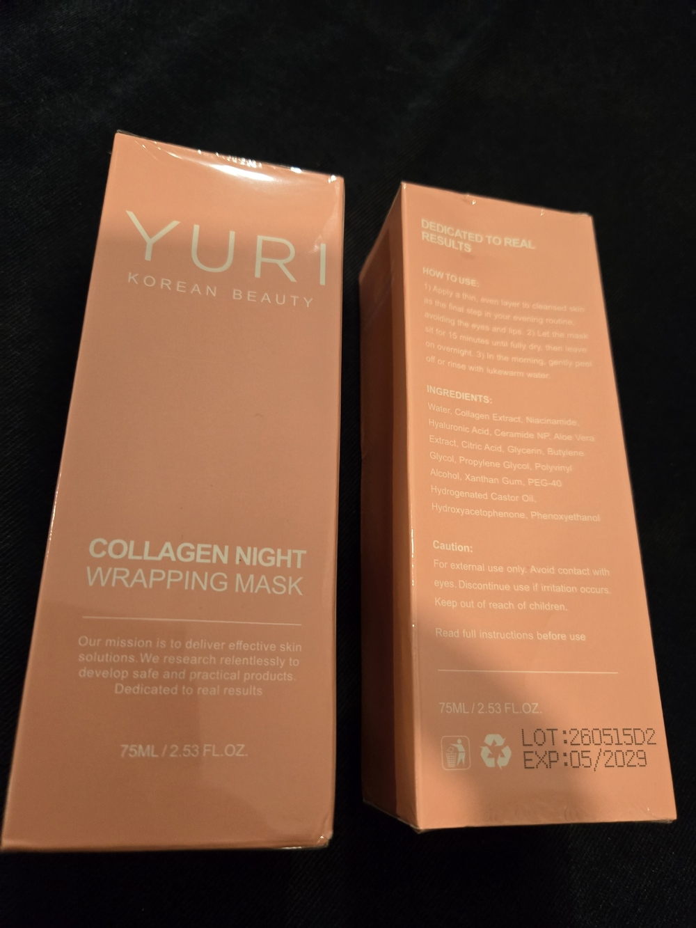2 For Price Of 1 - YURI Collagen Night Wrapping Mask
